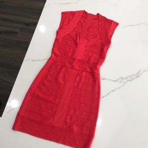 Ferrari red sexy bebe bandage dress